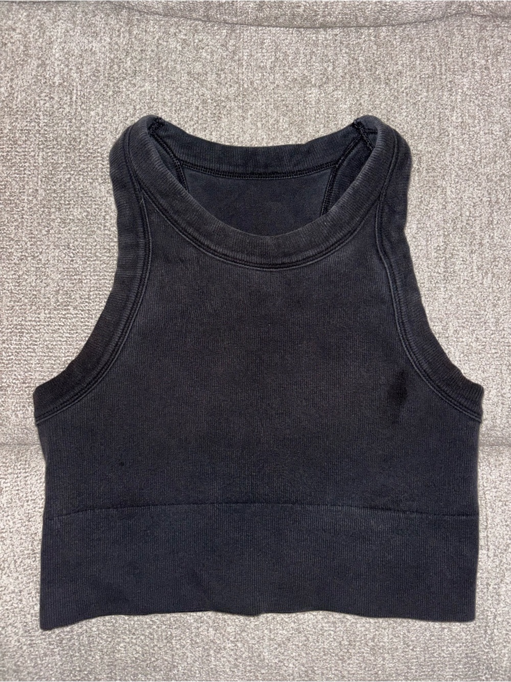 Alo Yoga Seamless Delight High Neck Bra - In Black